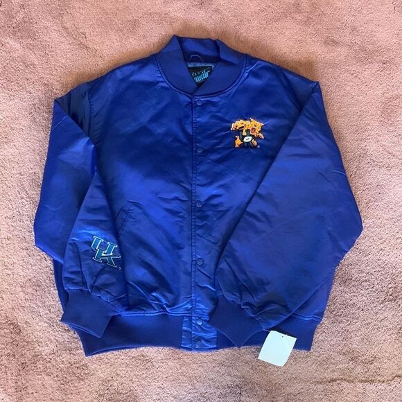 2XL Brand New Vintage 90s Kentucky Wildcats Bomber Football Jacket - Picture 1 of 8